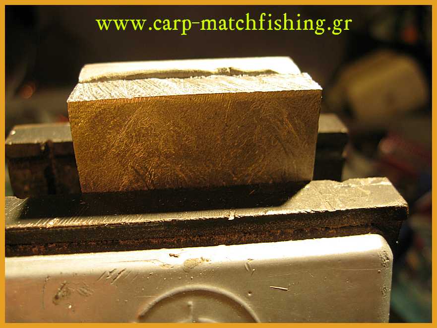 www.carp-matchfishing.gr. Κατασκευή καλουπιού για βαρίδι ψαρέματος