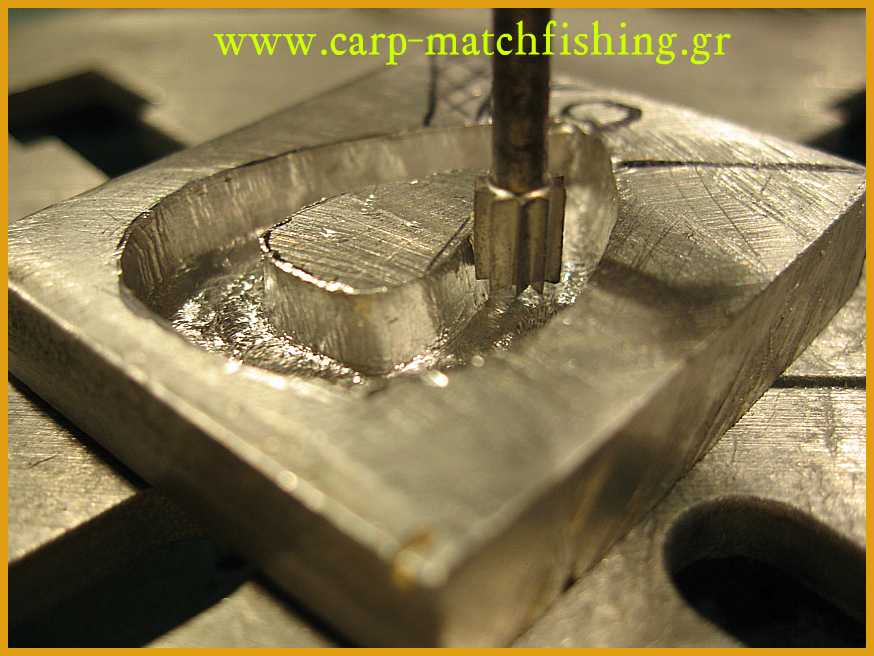 www.carp-matchfishing.gr. Κατασκευή καλουπιού για βαρίδι ψαρέματος