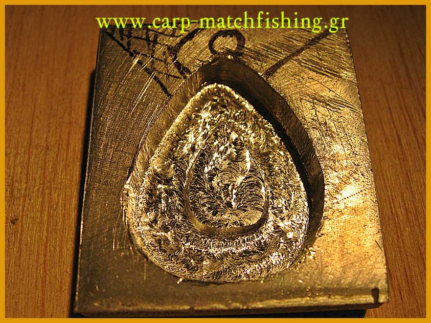 www.carp-matchfishing.gr. Κατασκευή καλουπιού για βαρίδι ψαρέματος