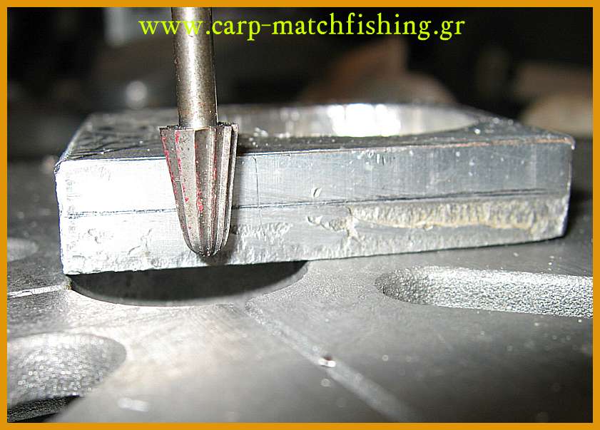 www.carp-matchfishing.gr. Κατασκευή καλουπιού για βαρίδι ψαρέματος