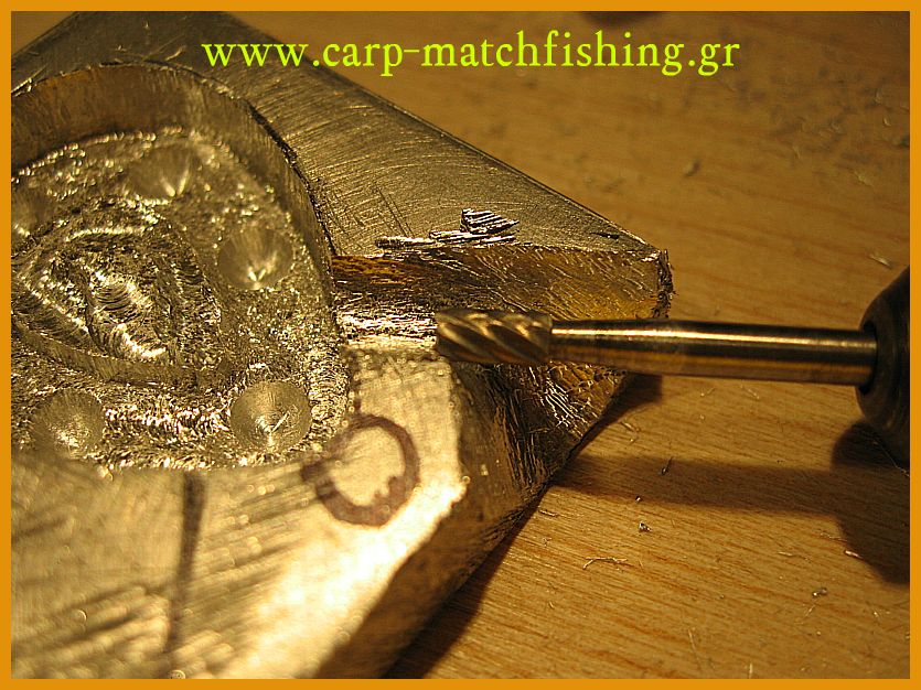 www.carp-matchfishing.gr. Κατασκευή καλουπιού για βαρίδι ψαρέματος