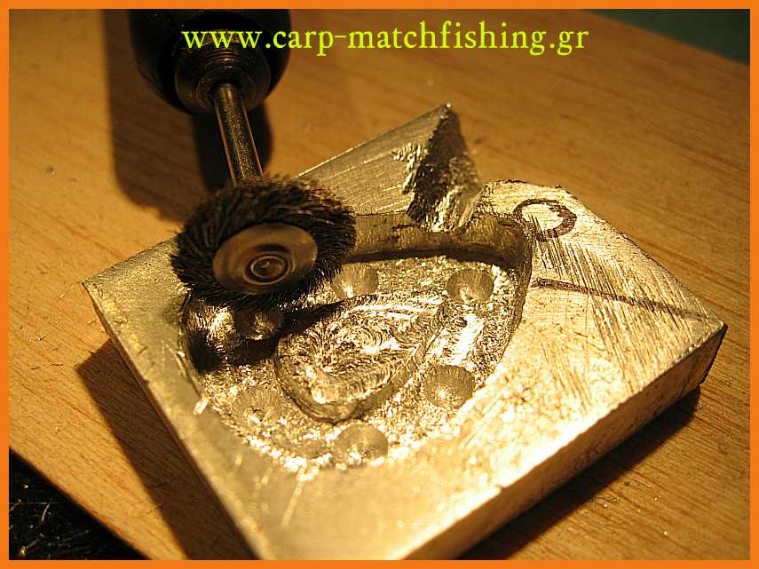 www.carp-matchfishing.gr. Κατασκευή καλουπιού για βαρίδι ψαρέματος