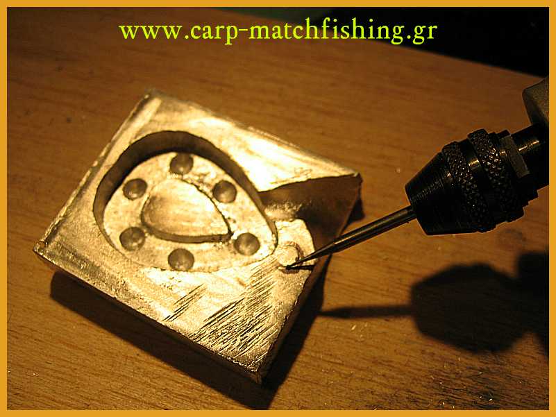 www.carp-matchfishing.gr. Κατασκευή καλουπιού για βαρίδι ψαρέματος