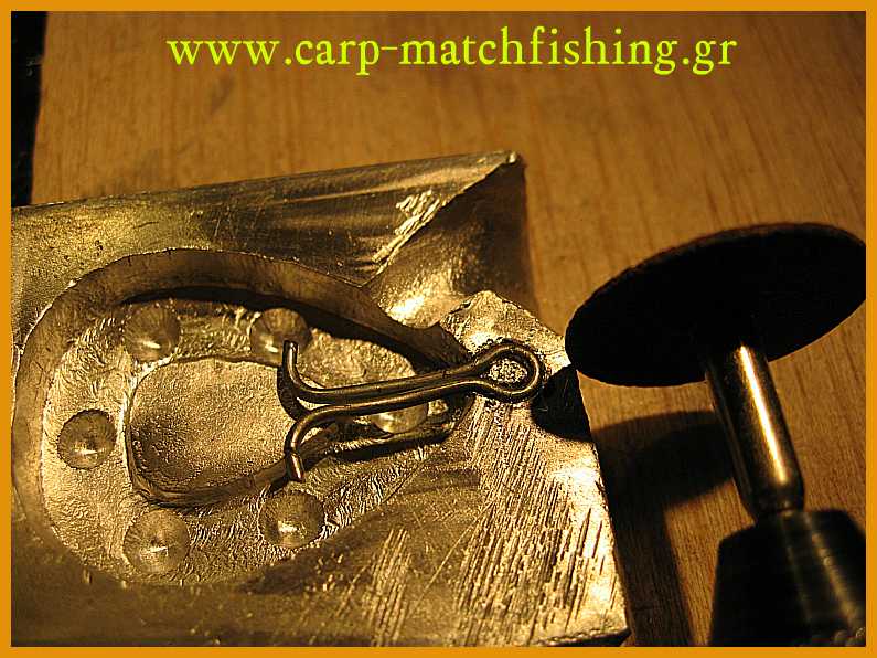 www.carp-matchfishing.gr. Κατασκευή καλουπιού για βαρίδι ψαρέματος