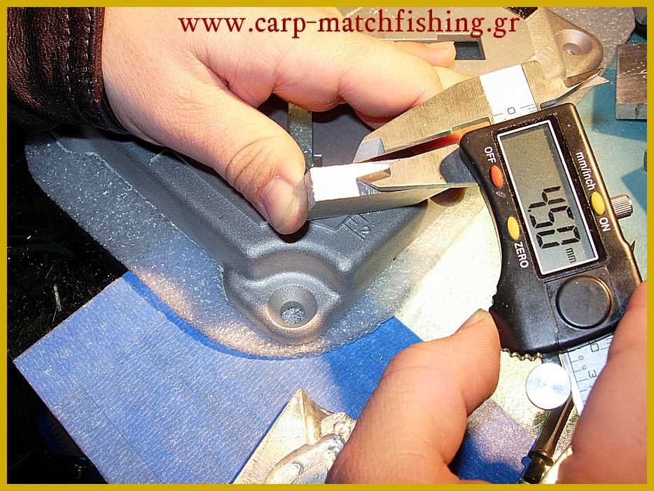 www.carp-matchfishing.gr. Κατασκευή καλουπιού για βαρίδι ψαρέματος