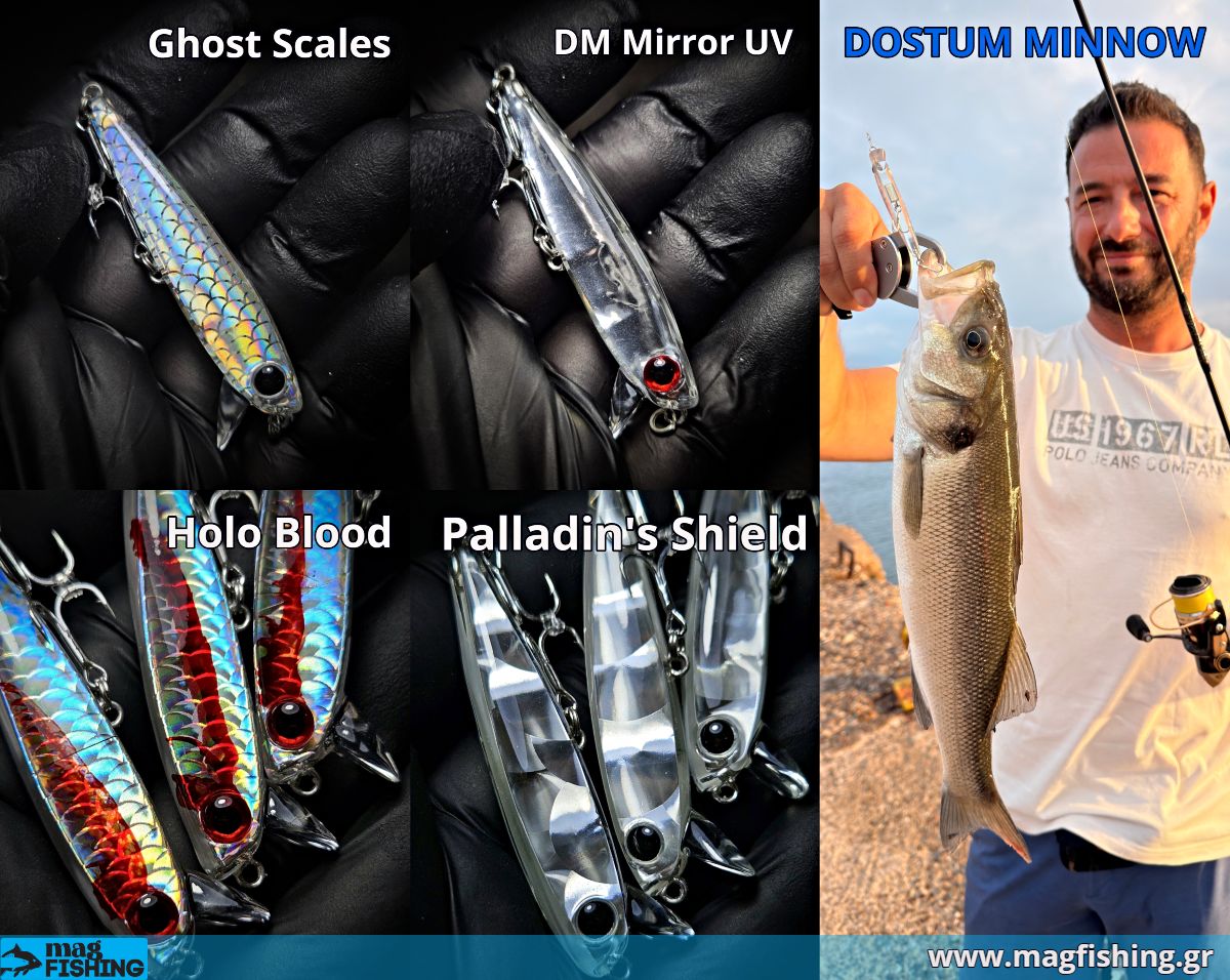 DOSTUM minnow colour chart tyrikos magfishing.gr 1